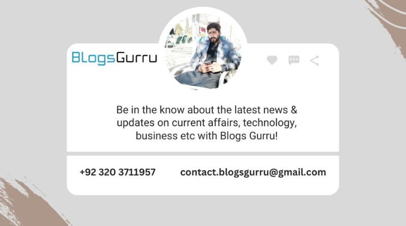 Contact Us blogsgurru